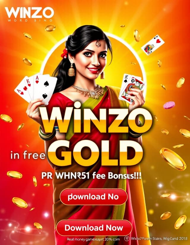 Winzo Gold Banner